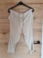 Jogginhose 3/4 Sommerhose leichte Stoffhose beige Gold Damen Größ Bayern - Grafenau Vorschau