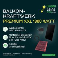 Balkonkraftwerk Premium XXL mit 4x Aiko Neostar 2S+ AIKO-A-MAH54Db 465W Glas-Glas Modul 1x Growatt Neo 1600 1x Montageset Ziegeldach SOFORT AB LAGER 74248 ELLHOFEN Baden-Württemberg - Ellhofen Vorschau