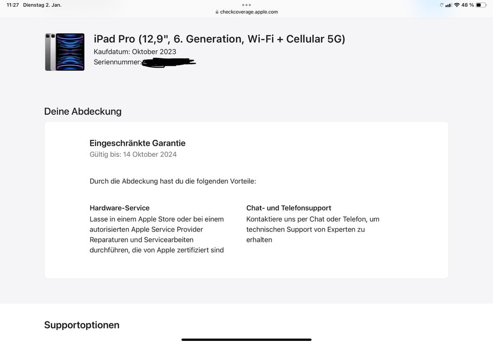 Apple iPad Pro M2 12,9" Wi-Fi + Cellular 512GB 6.Gen Garantie OVP in Karlsruhe