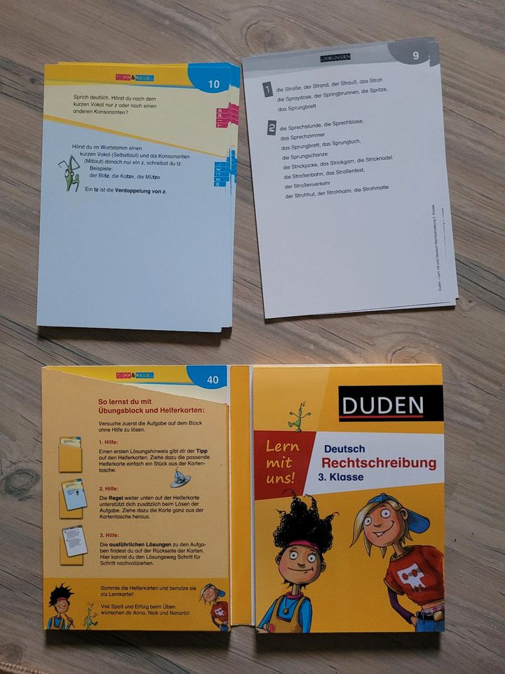 Duden Deutsch Rechtschreibung 3 Klasse mit Übungsblock und Heftka in Ebsdorfergrund