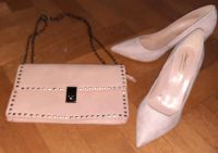 SET Pumps + Tasche, zartrosa 1x getragen, Hochzeit Altona - Hamburg Bahrenfeld Vorschau