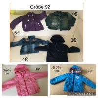 Jacken für Mädchen, Größen 80, 92, 104 Niedersachsen - Quakenbrück Vorschau