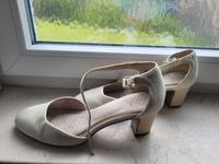 Weiße Glitzer Schuhe, Brautschuhe, Hochzeit Braut Bayern - Stephanskirchen Vorschau