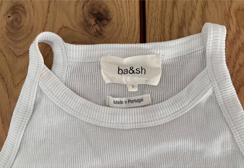 BA&SH Calu Top 2 36 38 S M weiß Croptop Rip cropped BASH in Erlangen