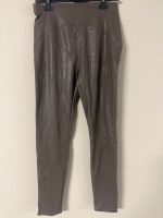 Damen Leder Optik leggings braun  gr 40 Hessen - Büttelborn Vorschau