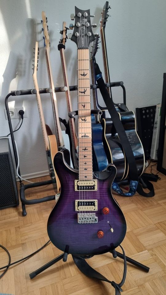 PRS SE Custom 24 Maple E-Gitarre Purple Burst Limitierte Edition in Lengede