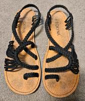 Bokyna Touch Kork Barfuß Sandalen schwarz Gr. 40 Häfen - Bremerhaven Vorschau