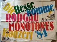 Sammlerstück: Rodgau Monotones Plakat 1984 m. Autogrammen Bayern - Goldbach Vorschau
