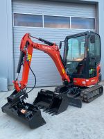 KUBOTA KX016-4 Minibagger mieten Bagger leihen 1600kg München - Allach-Untermenzing Vorschau