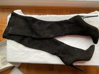 Jimmy Choo OVERKNEES - schwarz - Gr 37,5 - neuwertig Köln - Köln Junkersdorf Vorschau