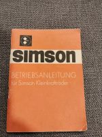 Simson Spatz, S51, Schwalbe Betriebsanleitungen Brandenburg - Crinitz Vorschau