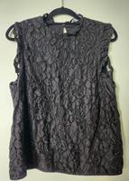Top H&M L 40 42 schwarz Spitze Spitzentop Shirt Berlin - Dahlem Vorschau