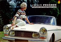 Peugeot 404 Cabrio Coupe Prospekt 1967 Dresden - Reick Vorschau