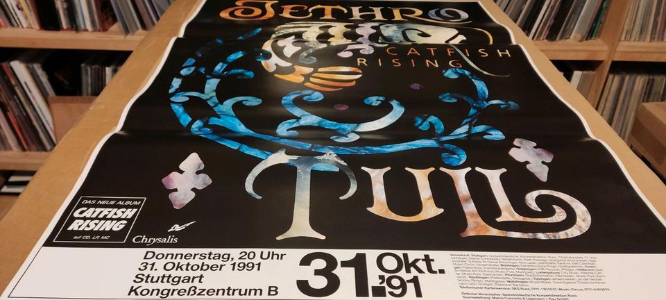 JETHRO TULL - 1991 Stuttgart Konzertplakat Tourposter in Hemer