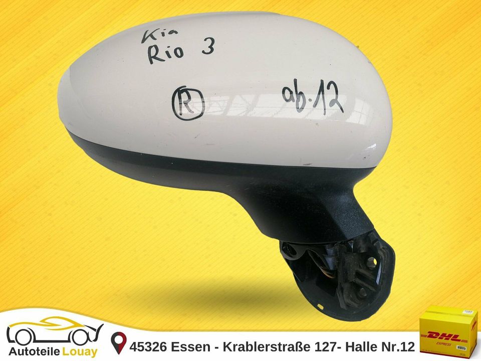 Kia Rio 3 III Aussenspiegel elektrisch Rechts 2011-17 Original ✅ in Essen