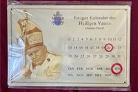 Ewiger Kalender Papst Paul II Blechschild deutsch Berlin - Treptow Vorschau