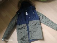 Jacke khaki/ dunkelblau Gr. 146/152 Hessen - Friedewald Vorschau