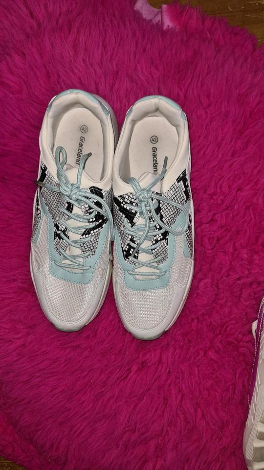 Sneaker Graceland Schlangen Optik Damen 42 Togoshi Gr. 41 Gold in Krefeld