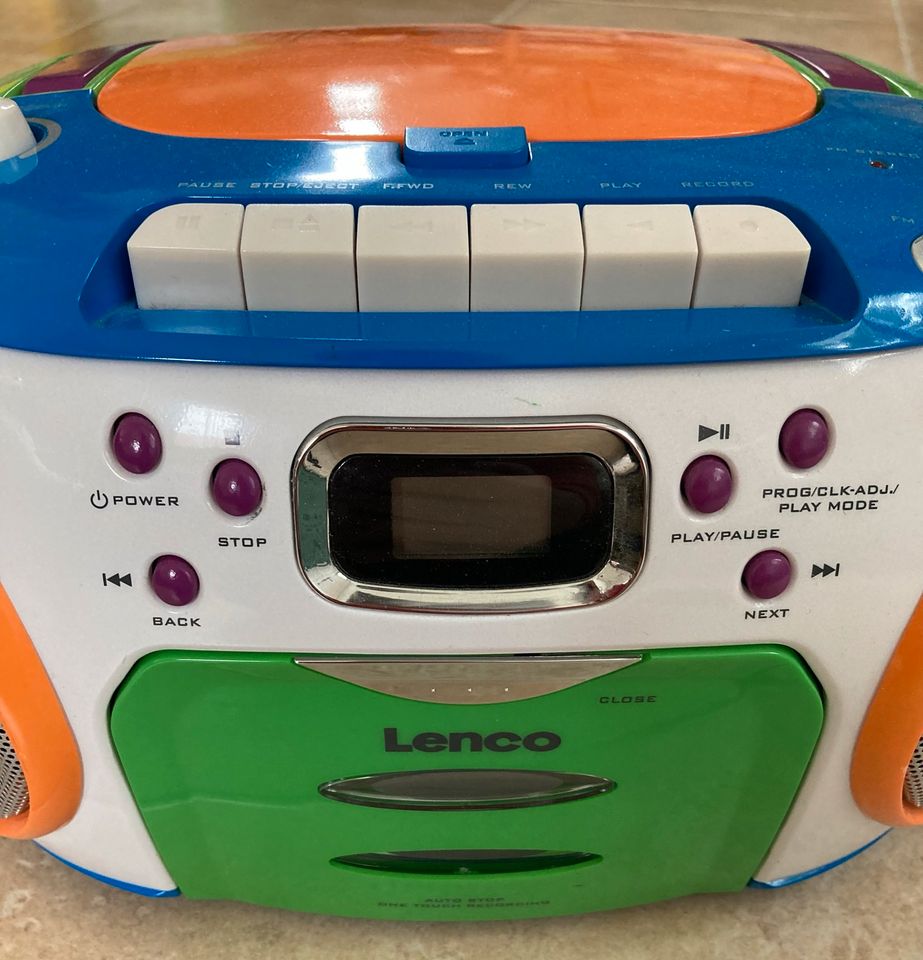 Lenco SCR-97 MP3 Kids CD-Player Kassette in Kranzberg