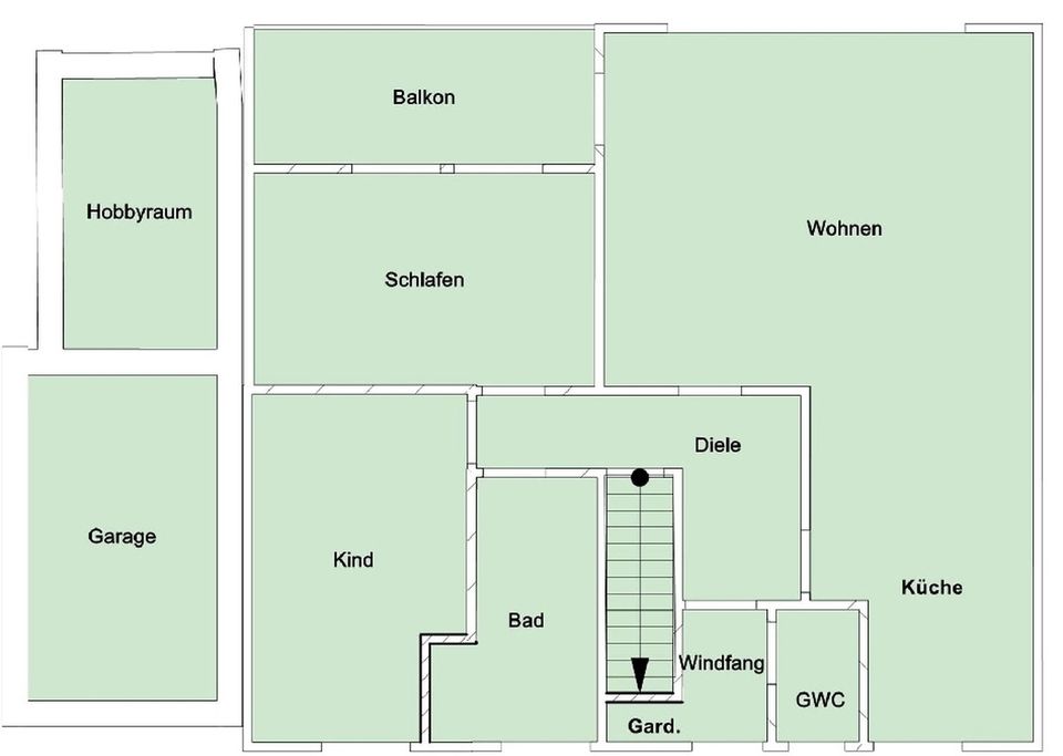 Schönes Ein-/Zweifamilienhaus mit großem Grundstück in zentraler Lage in Neuenrade