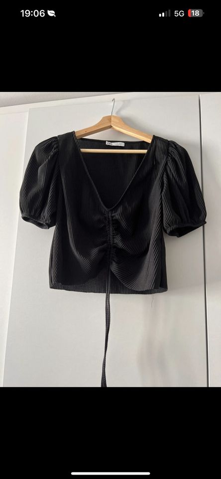 Bluse Zara schwarz L in Düsseldorf