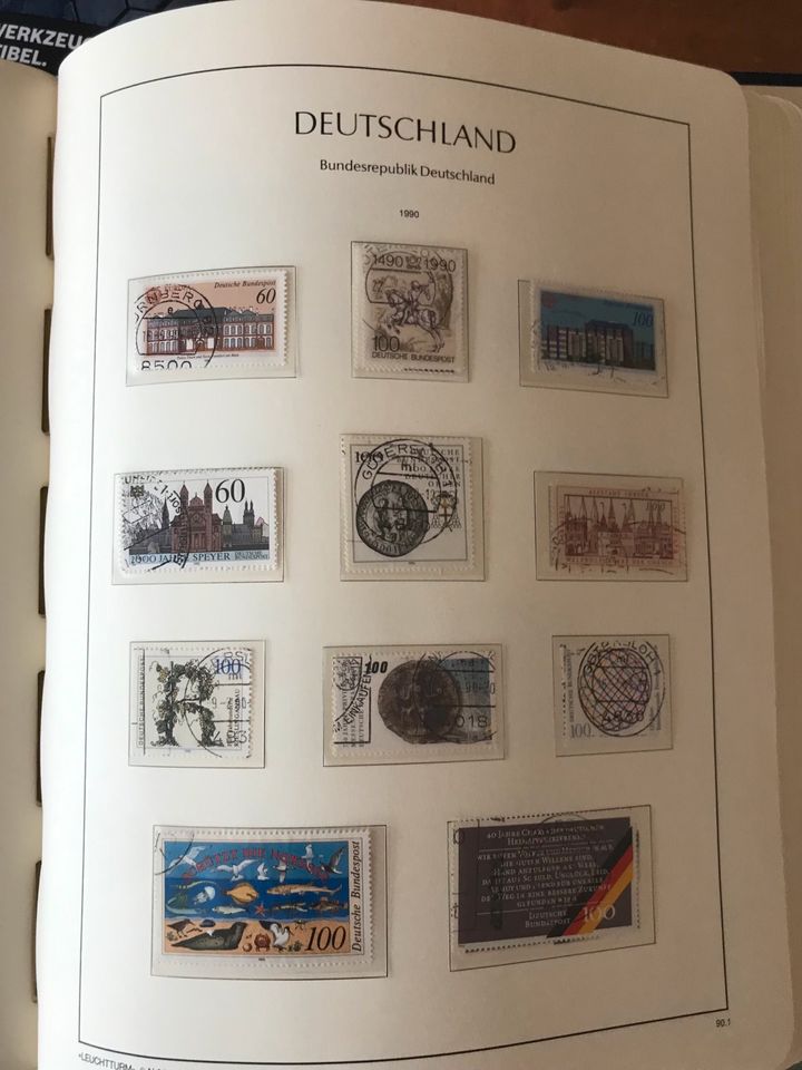 Leuchtturm Briefmarken gestempelt Deutschland 1981 - 2000 in Gütersloh