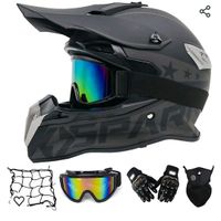 Motorrad Crosshelm Set - Helm Größe L (56-57 cm) Brandenburg - Döbern Vorschau