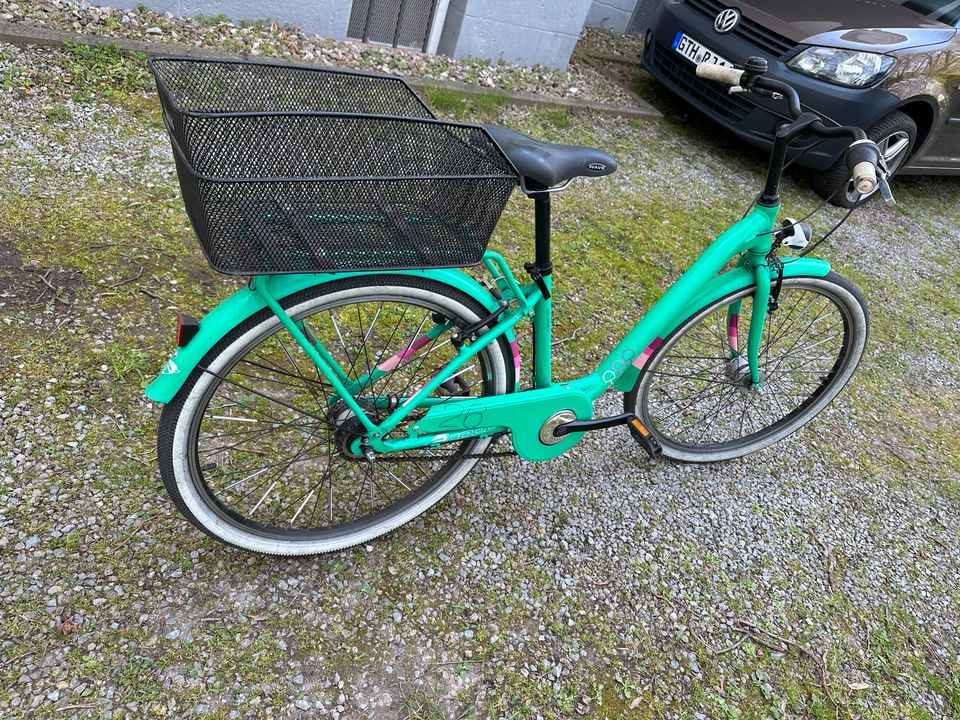 Fahrrad, Cityrad plus Helm in Erfurt