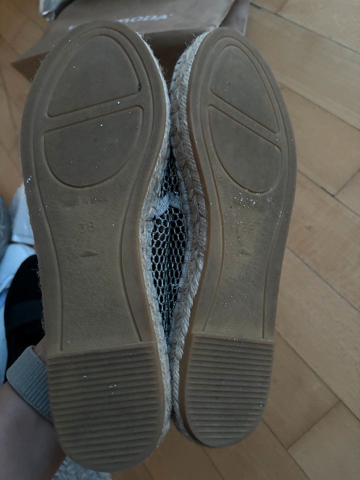 Vidorreta Espadrilles Schuhe Silber Gr. 38 in Frankfurt am Main