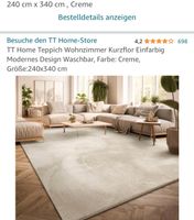 Teppich 2,40x3,40 m cremefarben Thüringen - Sömmerda Vorschau