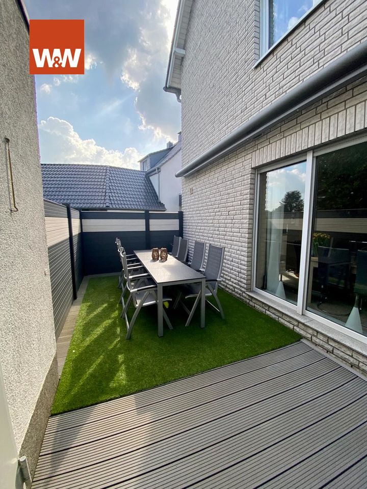 Ideal für jung & alt: Sonnige Wohnung mit Terrasse, Garten u. Garage in Höchsten in Dortmund