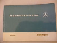 Betriebsanleitung Mercedes Leichttransporter L 206 D, L 306 D Berlin - Tempelhof Vorschau
