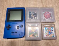 Gameboy Pocket blau inkl. Spiele Bayern - Geldersheim Vorschau