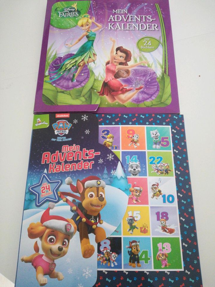 Adventskalender Kinder Bücher paw patrol, Tinkerbell in Ketsch