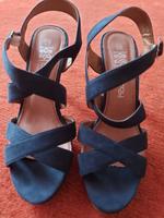 High-Heel-Sandalen, blau, Riemchen, Gr. 38, neuwertig Bayern - Wenzenbach Vorschau