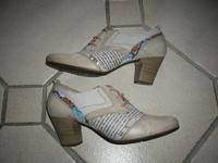 Tolle Leder Schuhe JANA Weite G - Gr. 40,5 Halbschuh extravagant Rheinland-Pfalz - Mommenheim Vorschau