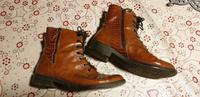 TAMARIS Stiefeletten Gr. 38 cognacfarben Sachsen - Görlitz Vorschau