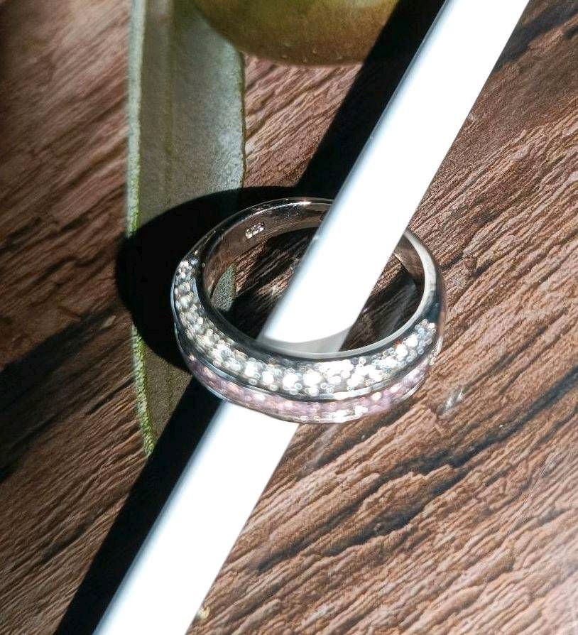 Ring 925 Silber neu mit Zirkonias in Nordhausen