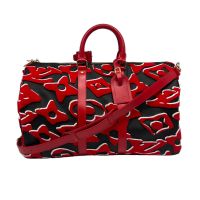 Louis Vuitton xUF Urs Fischer rot X schwarz Monogramm Keepall Düsseldorf - Mörsenbroich Vorschau