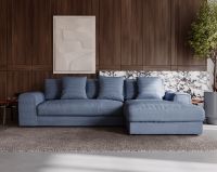 Ecksofa „Happy“ 310cm | Couch Cord blau Hamburg-Mitte - Hamburg Rothenburgsort Vorschau