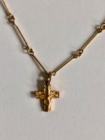 Lapponia Collier 585 14 k Gold Kreuz Weckström Berlin - Mitte Vorschau