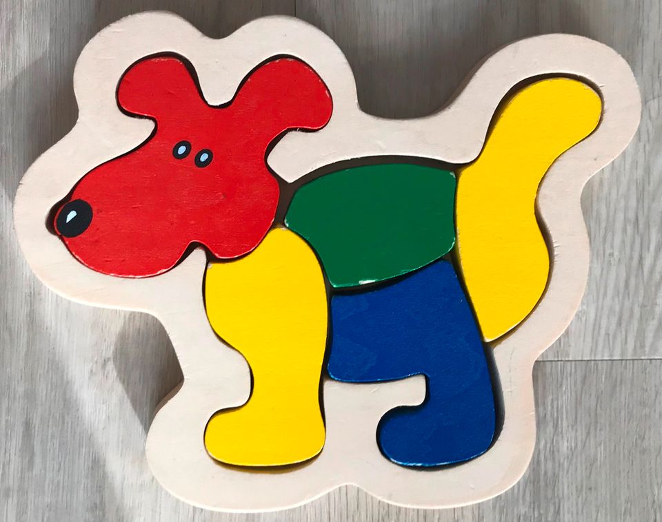 Puzzle Goki Hund aus Holz in Hamburg