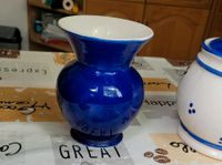 Vase Blumenvase blau Sachsen-Anhalt - Magdeburg Vorschau