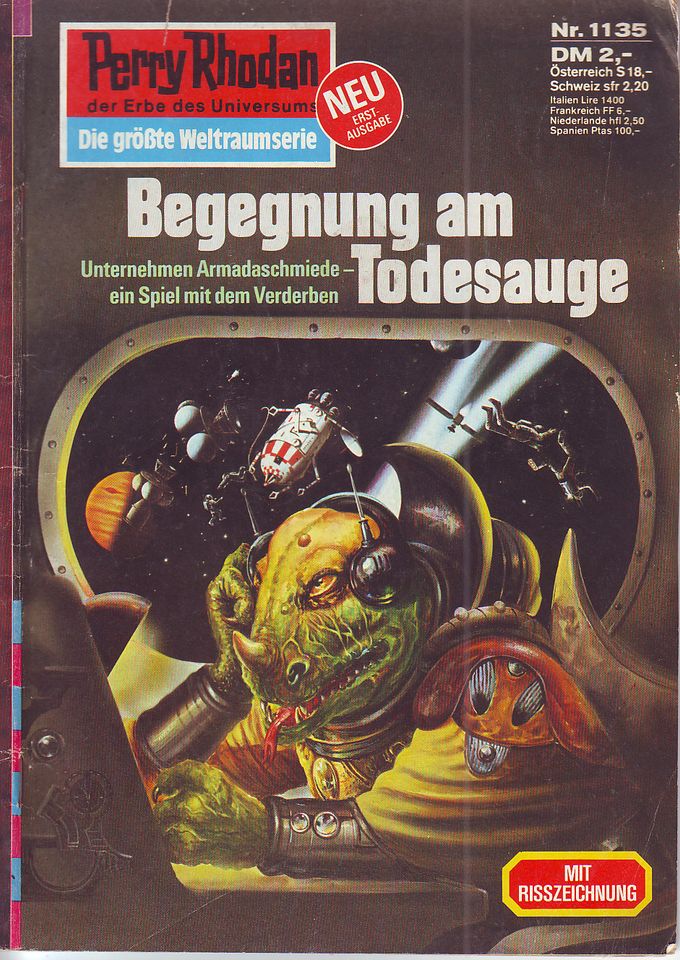 Perry Rhodan, 6 Hefte, SciFi, Science Fiction, gut erhalte in Wertingen