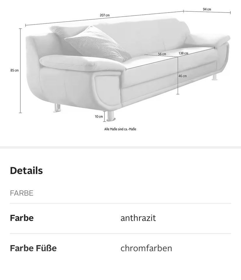 3sitzer Sofa in Gelsenkirchen