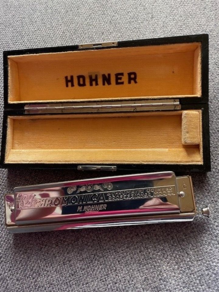 Vintage Hohner Mundharminike 64 Chromonica in Neunkirchen