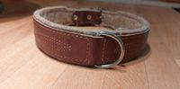 Vintage Lederhalsband Braun HU 47-51 cm mit Filz Bayern - Mömbris Vorschau