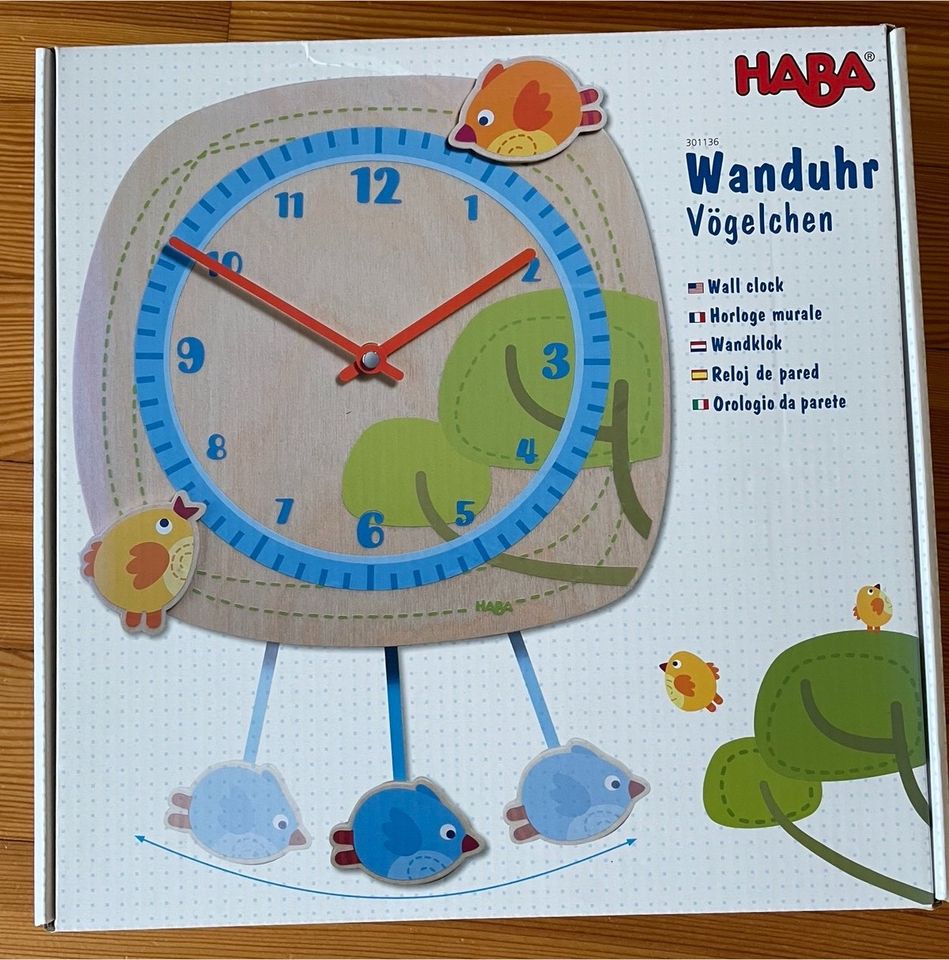 HABA Wanduhr “Vögelchen” Neu und originalverpackt in Erlangen