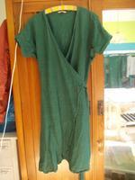 Linenfox Wickelkleid emerald grün Leinen etsy S/M Dresden - Südvorstadt-Ost Vorschau