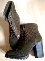 Stiefel, Boots, Stiefelette Highheels Gr.40 Grün Hessen - Wetter (Hessen) Vorschau